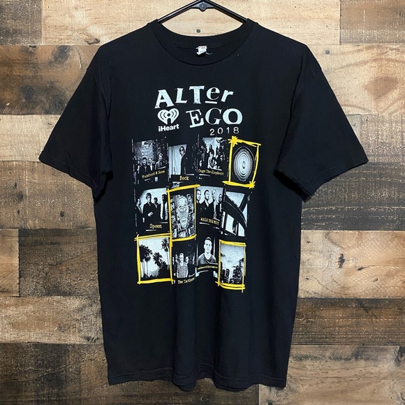 2018 iHeart Alter Ego Concert Shirt Size M Cage The Elephant Beck Mumford & Sons - Picture 1 of 2